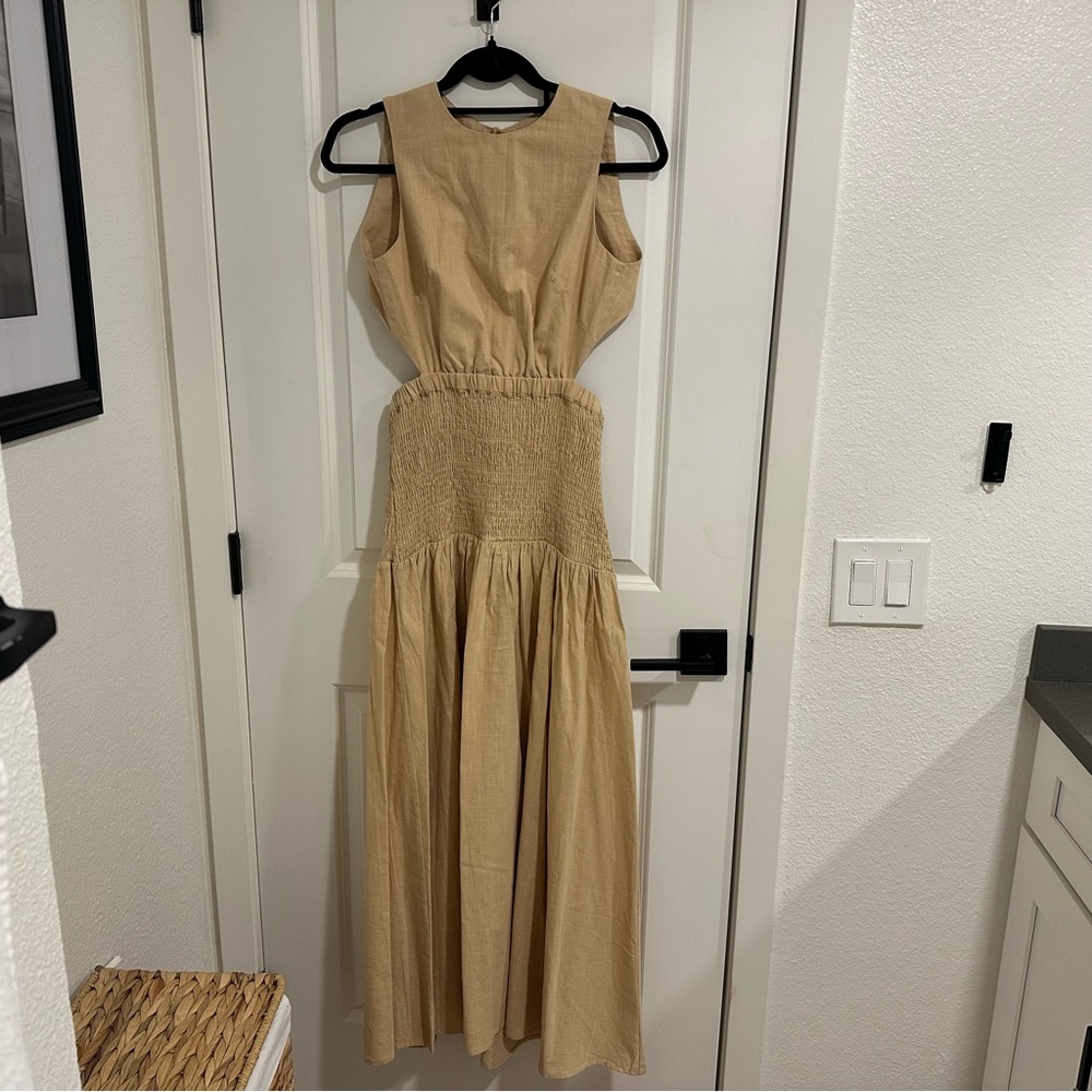 x REVOLVE Lottie Dress in Oat